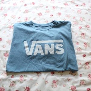blue vans tee